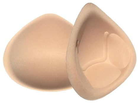 FESVINA Romovable BH-Einsätze, Triangel-BH, Körbchen, Brustvergrößerung für Bikini, Badeanzug, Sport-BH, beige, XXXL