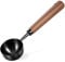 30ml Coffee Measuring Scoop Spoon Stainless Steel Coffee Bean Scoop Coffee Scoop Vintage Tablespoon Kitchen Utensil for Scooping Retro Teaspoons with Long Wooden Handle for Serving Measuring Tea