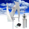Aerogeneradores Turbina Vertical - 16000W Turbina Eólica Vertical Kit Completo,Generador De Viento Con Controlador, Generador energía eólica Kit 12V 24V 48V 110V 220V(White,220V)