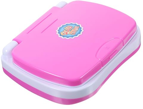 Tobbomey Computer Portatile Per Bambini 3-7 Anni Giocattolo Educativo Con Schermo Led Musicale Rosa Dispositivo Interattivo Per Apprendimento Precoce E Sviluppo Cognitivo