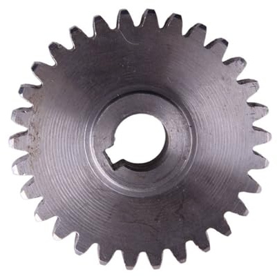PJSDOUZWF Engrenage intermédiaire d'arbre intermédiaire 30 Dents for fraiseuse SIEG X2 X2L G8689 CX605, métal argenté Pièces de Jardin