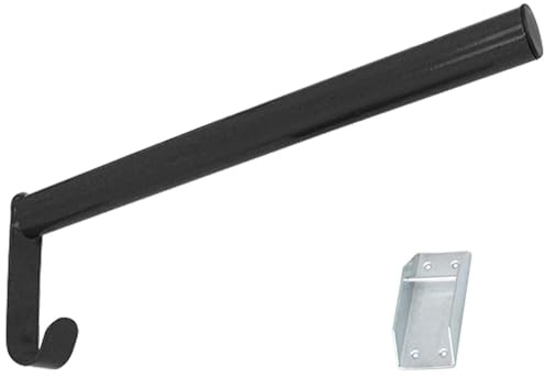 Perry Equestrian No.525 Fold Down Saddle Rack, Black
