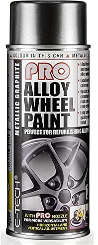 E-TECH PRO Metallic Graphite Grey Alloy Wheel Spray Paint