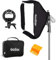 Godox 60x60cm Softbox Kit mit S-Type Speedlite Halterung und Bowens Mount für Godox
