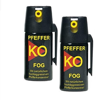 2er Set Pfefferspray 2X 40 ml Tierabwehrspray Ballistol Fog