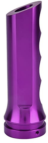 Gorgeri Universeller Auto Handbremsenabdeckung Aluminium Handbremse Griff Abdeckung Schutz Handbremsenhülle Lila