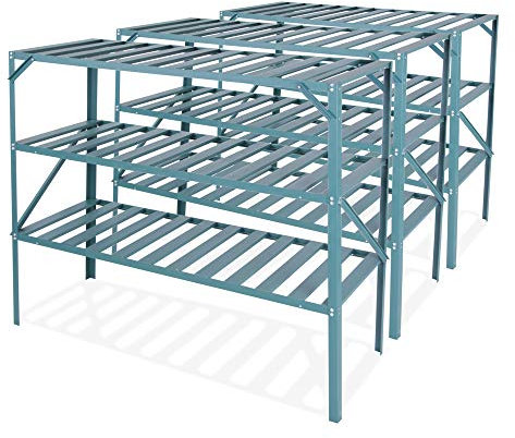 4' 1 Lacewing™ Traditional 3 Tier Greenhouse Staging Set of 2