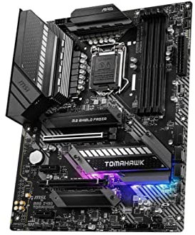 MSI MAG Z490 Tomahawk Carte mère de Jeu (ATX, Intel Core 10e génération, Socket LGA 1200, DDR4, CF, Double emplacements M.2, USB 3.2 Gen 2, Type-C, LAN 2,5 G, DP/HDMI, Mystic Light RVB)