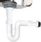 Flexibler Siphon/Ablaufschlauch Flexibler Röhrensiphon Abflussrohr Geruchsneutral S Biege Wasser Abflussrohr Universal Einzelablaufschlauch Bad Waschtisch Abfluss