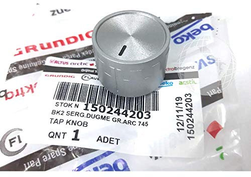 KIT 2 pezzi Manopola (Originale Beko) per piano cottura a gas, codice ricambio: 150244203, uspshop.eu