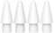 Tips Compatible with Apple Pencil Tip 1st Gen and 2nd Generation nib Replacement for iPad Pro iPencil nibs (4 Pack)