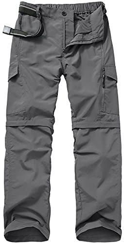 Jessie Kidden Men's Hiking Walking Trousers Convertible Zip Off Safari