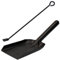AB Tools L Ascherrechen Schaber & Schaufel für Rauchabzüge Holzofen Feuer Kohle Stahl Metall Schwarz
