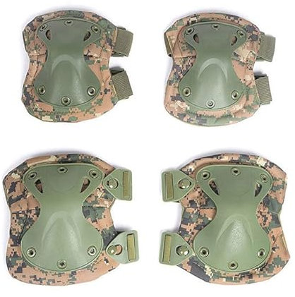 Taktische Camouflage Airsoft Knieschoner Ellenbogen & Knieschoner Paintball Schießen Jagd Outdoor Sport Schutzausrüstung