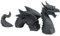 Teksome Gartenfigur Drache aus Kunstharz, dreiteiliger Drache, Gothic, Drachenstatue – Gartendekoration, Basteln für Wohnzimmer, Schlafzimmer, Außen- und Innenbereich