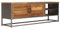 ARKEM TV-Schrank Recyceltes Teak und Stahl 120 x 30 x 40 cm Lowboard Sideboard Fernsehschrank Fernsehtisch TV Möbel Tisch Board HiFi-Schrank