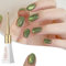 10ml Crystal Cat Eye Magnetic Gel Polish Kits - Pure Green Moon Cat Aurora Nail Art Glitter Gel Vanish