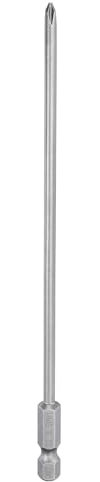 sourcing map #1 Phillips Screwdriver Bit PH1 1/4 Hex Shank 6 (150mm) Long Magnetic S2 Steel Industrial Grade Screw Driver Bit Cross Head Electric Drill Bits 0.138 (3.5mm) Rod