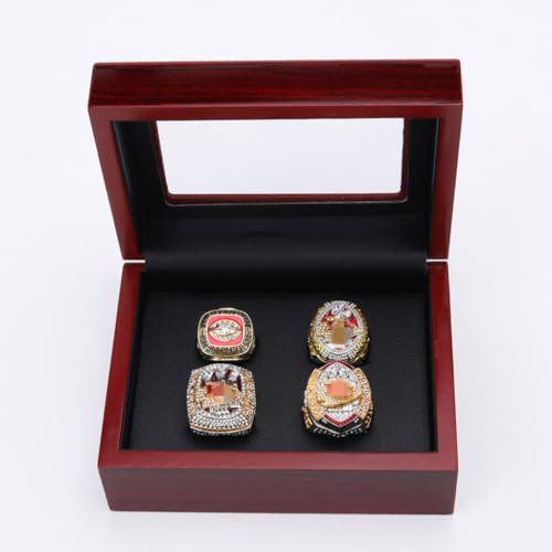 haobook 1969 2019 2022 2023 KC Championship Ring Replik Super Bowl Champions Ringe Set NFL Erinnerungsstücke Sammlerstücke Männer Frauen Freunde Rugby Liebhaber Alumni