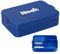 Mepal Brotdose mit Namen To Go - Personalisierte Bento Lunchbox - Für 4 Sandwiches oder 8 Brotscheiben - Brotbox Erwachsene - BPA-frei & Spülmaschinenfest - 1500 ml - Large - Vivid blue