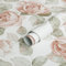 Fiula 41CMx10M Selbstklebende Tapete Rosen Blumentapete Rosa Weiß Klebefolie Möbelfolie Tapeten Blumig Blumen Wandtapete Wasserdicht Klebetapete für Schlafzimmer Wohnzimmer Dekorfolie Wallpaper Pink