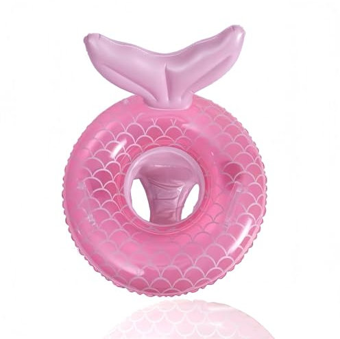Salvagente Bambini con Mutandina Galleggiante gonfiabile per bambini 10 a 36 mesi,Anello di Nuoto, Vinile,Baby Float Rosa per Ragazze piscina