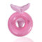 Flotador de natación para bebés de 1 a 3 años, anillo de natación inflable de sirena para bebé, anillo de goma rosa para niños pequeños, flotador de piscina con asiento y asa, flotador de agua