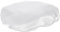 OATIPHO Gorro De Ducha Impermeable Reutilizable Con Forro De Satén Para Mujer Grande Para El Pelo De Peva Color Blanco