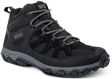 Regatta Mens Edgepoint IV Mid Walking Boots Waterproof Breathable Hiking Footwear