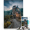 für Erwachsene 2000-teiliges Puzzle Burg Eltz Aus Karton ab 14 Jahren mit vollständig miteinander verbundenen Stücken beliebiger Form Geschenkspielzeug。Größe：70x100cm/27.5x39.3Zoll