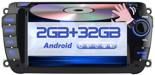 AWESAFE [Android 2GB+32GB] Radio Coche Bluetooth para Seat Ibiza 2009-2013, Autoradio de 7 Pulgadas con Pantalla Táctil 2 DIN para Coche de Seat Ibiza