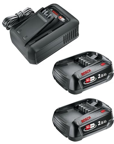 Gardena Starter Kit P4A QC AL18V 44+2x2.5Ah Akkus & Ladegeräte: Teil des Power for All Akku-Sortiments, Konstante Leistung, Schnelles Laden, Ladezustandsanzeige, Lang anhaltende Laufzeit (14914-20)