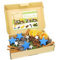 MGS SHOP Deko - Mix WEIHNACHTEN Bastelset kreative Idee Natur Dekoration mit Moos Anis Zimt Orangenscheibe Kokosstern (BLAU-SILBER)