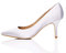 find. Escarpins en Satin Femme, Argent (Silver), 37 EU