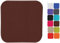 MSV Premium Duschmatte Badematte Badewannenmatte Badewanneneinlage antibakteriell rutschfest mit Saugnäpfen-Braun-duftet nach Rosen-ca. 54 x 54 cm-waschbar bei 60° Grad, Brown, Large