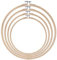 Cleana Arts Stickrahmen Set Bambus Kreis Kreuzstich Hoop 4pcs