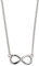 XENOX® Infinity Halskette - Damen Halskette aus hochwertigem 925/- Sterlingsilber mit Infinity-Anhänger | XS2763