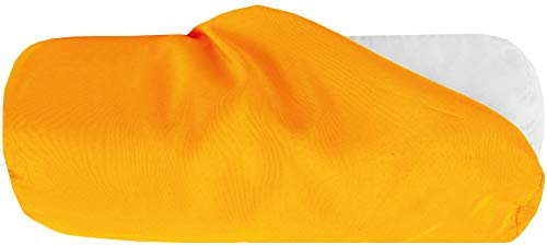 Bestlivings Bezug für Nackenrolle 15x40cm (BxL) Bezug in Orange, in vielen Farben