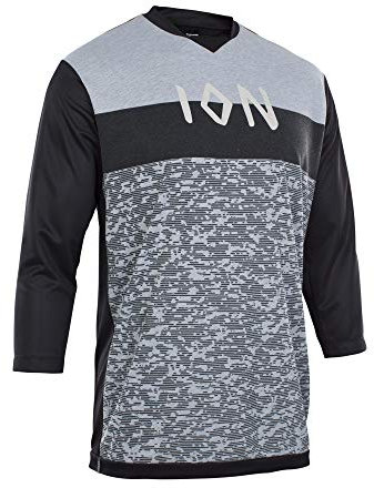 Ion MTB-Jersey ¾-Arm Scrub Amp Freeride Schwarz Gr. S