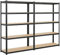 Yaheetech 2 x Étagères de Rangement 180 x 120 x 45 cm Charge Lourde Clipsable Résistant Capacité 875 kg Meuble Garage Cuisine Chambre Noir