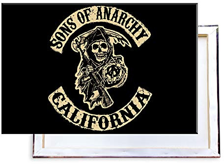Unified Distribution Sons of Anarchy - 60x40 cm Kunstdruck auf Leinwand • erstklassige Druckqualität • Dekoration • Wandbild