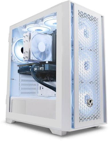 VIBOX VIII-9 PC Gamer Blanc • Intel Core i9 12900KF 5,2 GHz • Nvidia RTX 3060 12 Go • 32 Go RAM • 1 to SSD • Windows 11 • WiFi