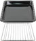 SPARES2GO Teglia da forno + ripiano estensibile regolabile compatibile con forno Smeg
