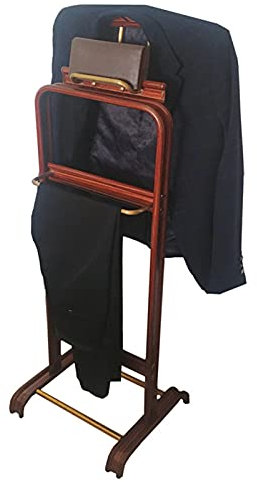 XIAOXIAO Clothing Rack Porte-vêtements à Suspendre Pour Valet Bois Massif Cintre De Veste Barre à Pantalons Debout Au Sol Support De Costume Chambre à Coucher Étagère à Chaussures
