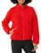Amazon Essentials Giacca in Pile Effetto Sherpa con Zip e Collo Alto Donna, Rosso Papavero, S