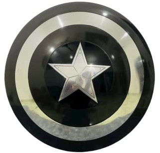 Captain America Shield Schwarz Captain America Schild Replik Cosplay oder Rollenspiel Schild