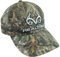 Realtree Trucker-Kappe für Herren, 3D-Logo, Camouflage, Hirsch-Jagd, RT Edge, vorgebogenes Bild, mittelgroßes Profil, strukturiertes Snapback-Schweißband, komplett aus Segeltuch, Mehrfarbig