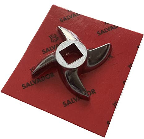 Meat Mincer Blade Plate Disc Grinder Spare Knife Curved All Sizes S/S Salvador 8 12 22 32 3mm 4.5mm 6mm (Mincer Blade No 12)