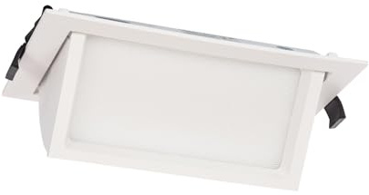 LEDKIA LED Downlight Einbaustrahler Schwenkbar Rechteckig 46W Chip 120 lm/