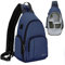 BAIGIO Sac à Dos pour Appareil Photo Sac à Dos Photo Sac à Bandoulière Hydrofuge Compatible avec Les Appareils Photo Reflex 1 DSLR SLR 3 Objectifs Sony Canon Nikon